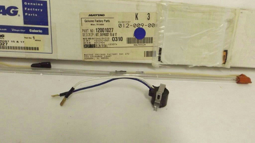 MAYTAG WHIRLPOOL REFRIGERATOR 12001027 DEFROST KIT NEW MAYTAG WHIRLPOOL REFRIGERATOR 12001027 DEFROST KIT NEW